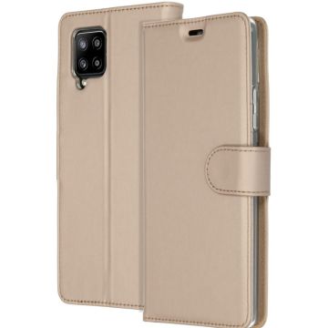 Accezz Wallet Softcase Bookcase Samsung Galaxy A42 - Goud