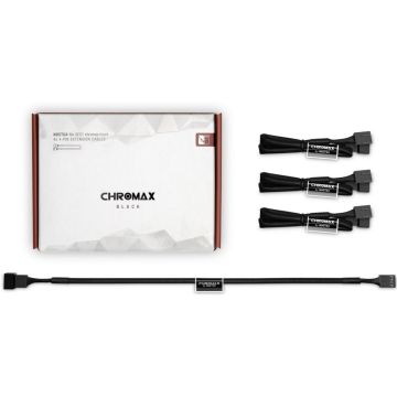 Noctua NA-SEC1.chromax.black - Verlengkabel voor ventilatorstroom