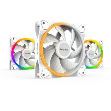 be quiet! Light Wings PWM Triple Pack White - Ventilator