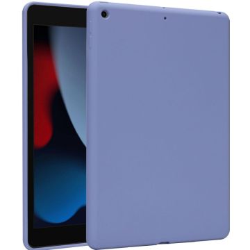 Accezz Liquid Silicone Backcover iPad 9 (2021) 10.2 inch / iPad 8 (2020) 10.2 inch / iPad 7 (2019) 10.2 inch - Lila