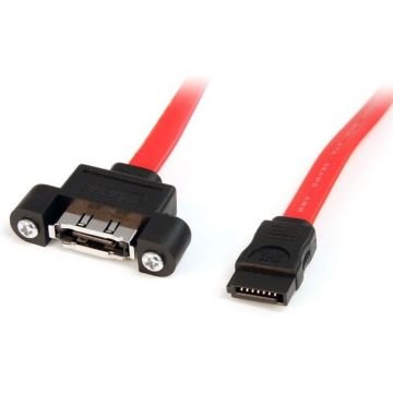 StarTech.com 1 ft eSATA Panel Mount Cable - FM
