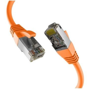 EFB CAT8.1 ORANGE 15m RJ45 PATCHKABEL S/FTP PIMF