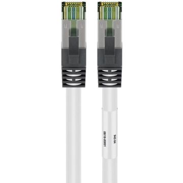 goobay CAT 8.1 Patchk. S/FTPwh 1,00m