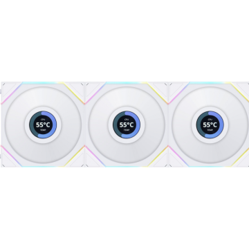 Lian Li UNI FAN TL LCD 120 ARGB White - Ventilator