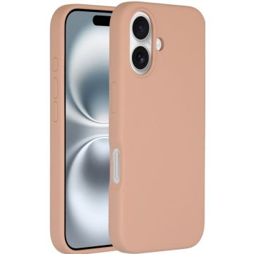 Accezz Liquid Silicone Backcover met MagSafe iPhone 16 - Roze