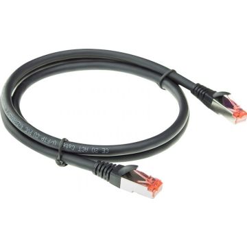 CAT6A U/FTP PVC FLEX BK 1.5M. 1 stk
