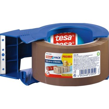 tesapack Solid&Strong Paketband + Abroller