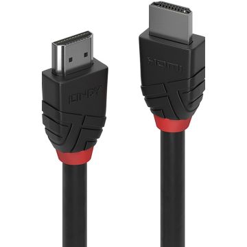 Lindy Black Line - HDMI-kabel met ethernet