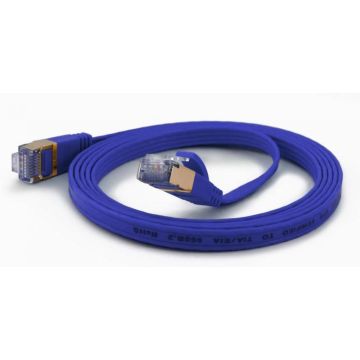 Wantec Patchkabel FTP CAT6 q=1,6x6,5mm 20,00m blauw