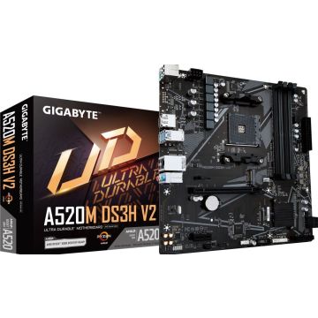 GIGABYTE A520M DS3H V2 - Moederbord