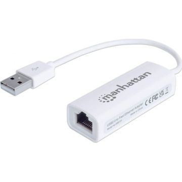 Manhattan USB Adapter USB 2.0 -> RJ45 Fast Ethernet wit