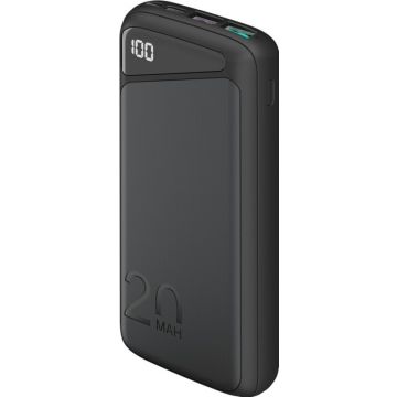 goobay Powerbank USB-C, QC 3.0, 20000mAh