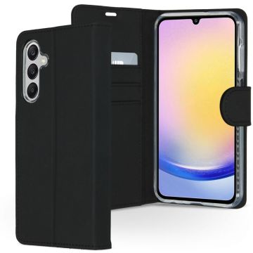 Accezz Wallet Softcase Bookcase Samsung Galaxy A25 (5G) - Zwart