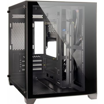 Inter-Tech Gaming-Behuizing Micro-ATX C-501 Aspect zwart