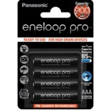 eneloop Panasonic Pro accu BK-4HCDE/4BE AAA 930mAh 4St.