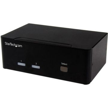 StarTech.com 2-poorts KVM switch met dubbele VGA en 2 poorts USB Hub - USB 2.0