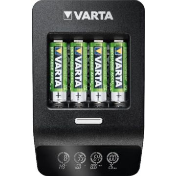 Varta Ladegerät LCD Ultra Fast Charger 12V + 4x AA 2100mAh