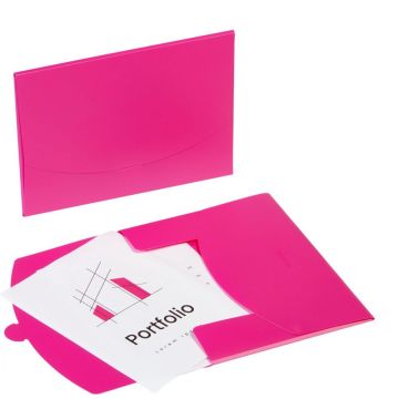 PAGNA Dokumententasche Wallet PP dunkelrosa