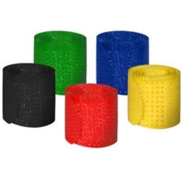 MediaRange Klettbinder-Streifen 16x215mm farbig sortiert 5pc