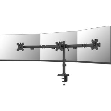 Neomounts DS60-600BL3 – Bevestigingskit (bevestiging op bureau) - Volledig beweegbaar
