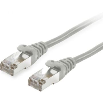 Equip Patchkabel Cat6A S/FTP 2xRJ45 0.15m grijs