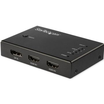 StarTech.com 4 Port HDMI Video Switch - 3x HDMI & 1x DisplayPort