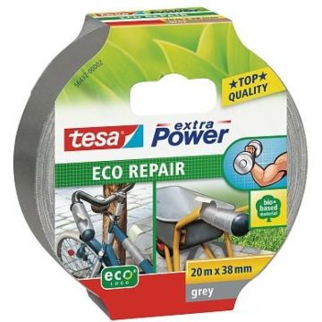 tesa extra Power Eco Repair 20m 38mm grijs