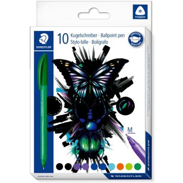 STAEDTLER Balpen ball 4320 M 10ST