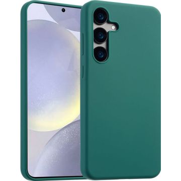 Accezz Liquid Silicone Backcover Samsung Galaxy S24 Plus - Forest Green
