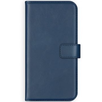 Selencia Echt Lederen Bookcase Samsung Galaxy A50 / A30s - Blauw