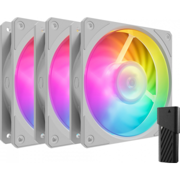 Cooler Master Mobius 120P ARGB White Edition - Ventilator