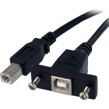 StarTech.com 30cm Inbouwpaneel USB-kabel B naar B - FM