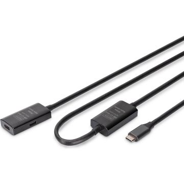 DIGITUS Verlängerungskabel USB-C->USB-C St./Bu. 5G 10,00m