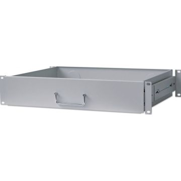 Intellinet 19"" schuiflade 350mm 2HE tief ausziehbar grijs