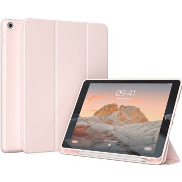 Accezz Smart Silicone Bookcase iPad 6 (2018) 9.7 inch / iPad 5 (2017) 9.7 inch - Roze