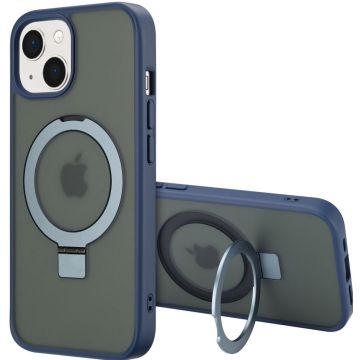 Accezz Ring Stand Backcover met MagSafe iPhone 15 - Blue