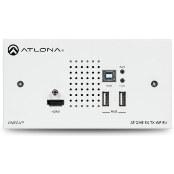 Atlona Omega Series OME-EX-TX-WP-E - Video-audio-infrarood-USB-seriëlenetwerkuitbreiding