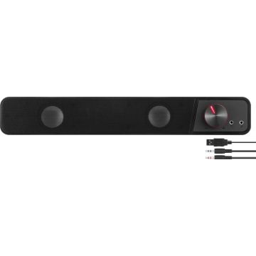 Speedlink Lautsprecher BRIO, Soundbar, Stereo, schwarz retail