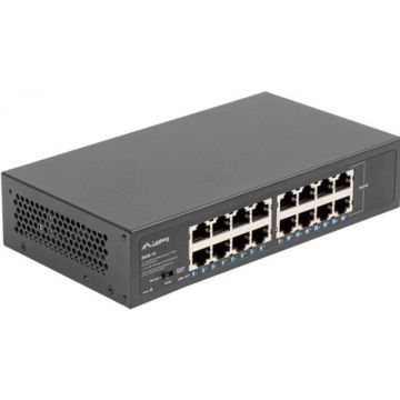 Lanberg Switch RSGE-16 16X 1GB Gigabit Ethernet Unmanaged Ra