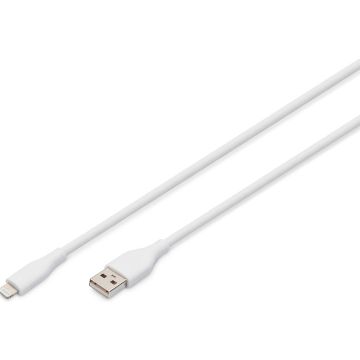 DIGITUS USB 2.0 aansluitkabel Type A-Lightning Silicon 0,5mW