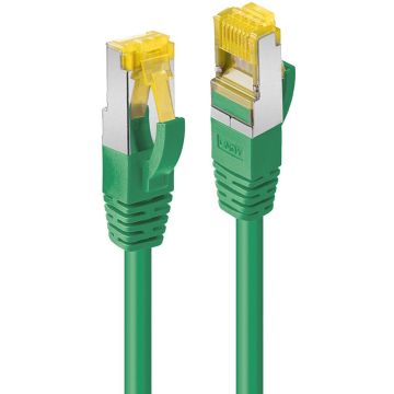 LINDY Patchkabel Cat6A RJ45 S/FTP Cat7 LSZH Kabel grün 0,3m
