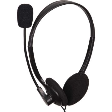 gembird Stereo-Headset met Lautstärkeregler, zwart.