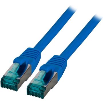 EFB RJ45 Patchkabel S/FTP, Cat.6A, LSZH, 50m, blauw