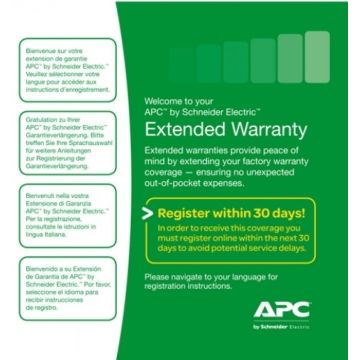 APC Extended Warranty - Uitgebreide serviceovereenkomst