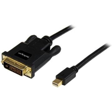 StarTech.com 1 m lange Mini DisplayPort-naar-DVI-adapterconverterkabel – Mini DP-naar-DVI 1920x1200 - zwart