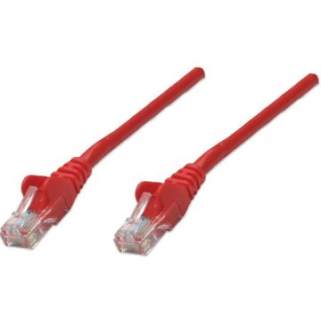 Intellinet Patchkabel RJ45 U/UTP Cat5e 2.0m Hebelschutz rot