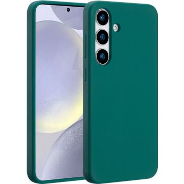 Accezz Liquid Silicone Backcover met MagSafe Samsung Galaxy S25 Plus - Forest Green