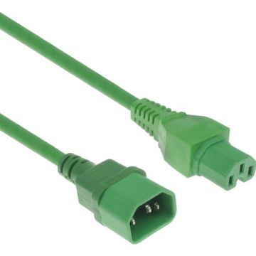 POWERCORD C14-C15 GN 1.20M. 1 stk