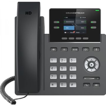 Grandstream GRP2612P HD IP telefoon, nur PoE, kein Netzteil