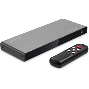 DIGITUS HDMI Switch, 5x1 8K/60Hz HDR, HDCP 2.3